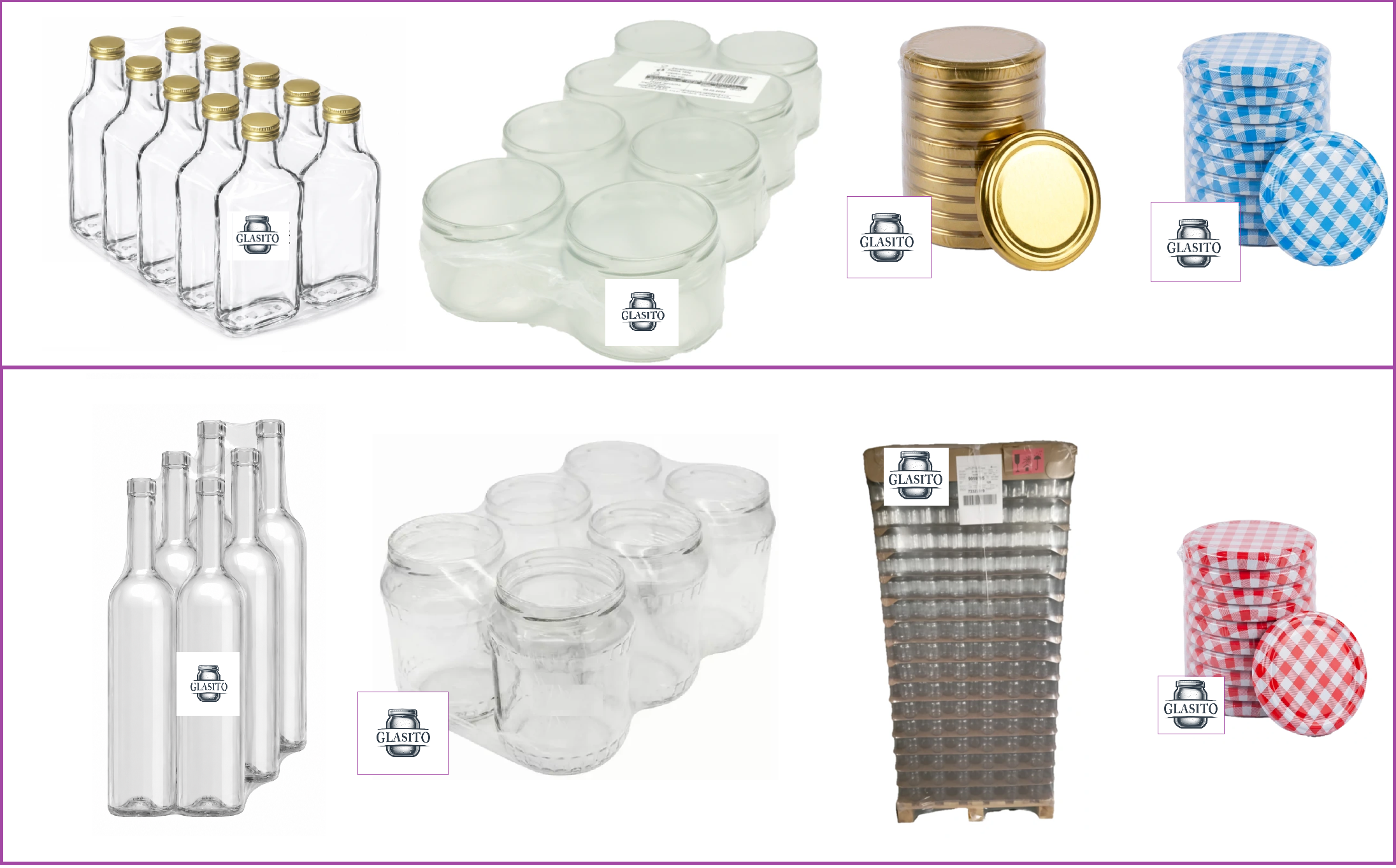 Verpackung PACK Einmachglas Flasche Deckel